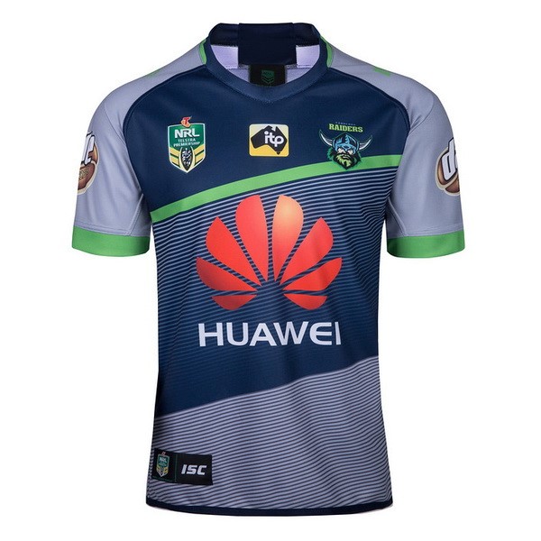 Tailandia Camiseta Canberra Raiders 2ª Kit 2018 Azul